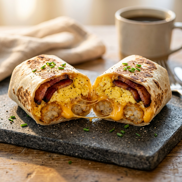 The Bacon Breakfast Burrito