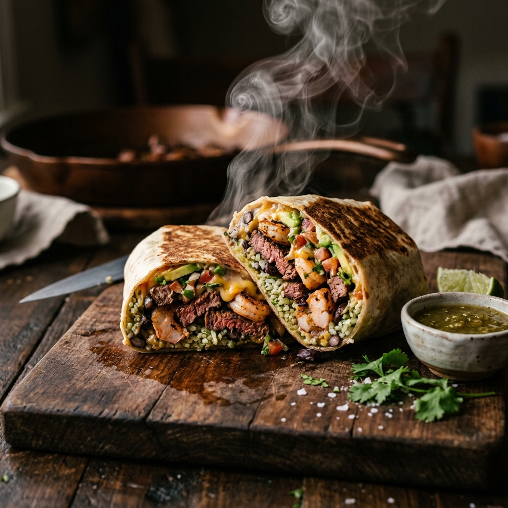 Surf n Turf Burrito